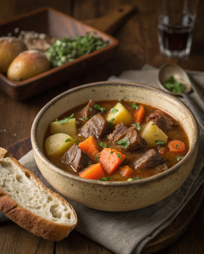 1. Classic Beef Stew with Root Vegetables
