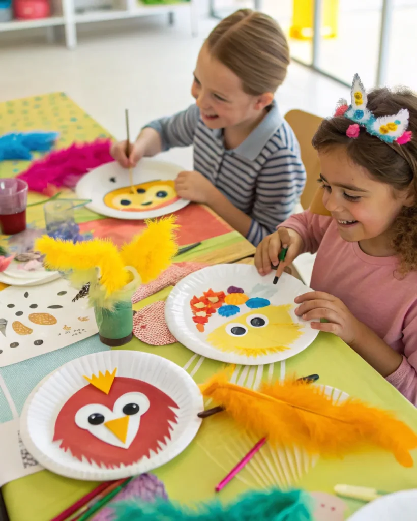 1. Paper Plate Animals