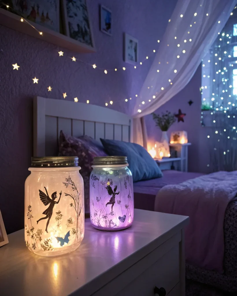 11. Glowing Fairy Jars