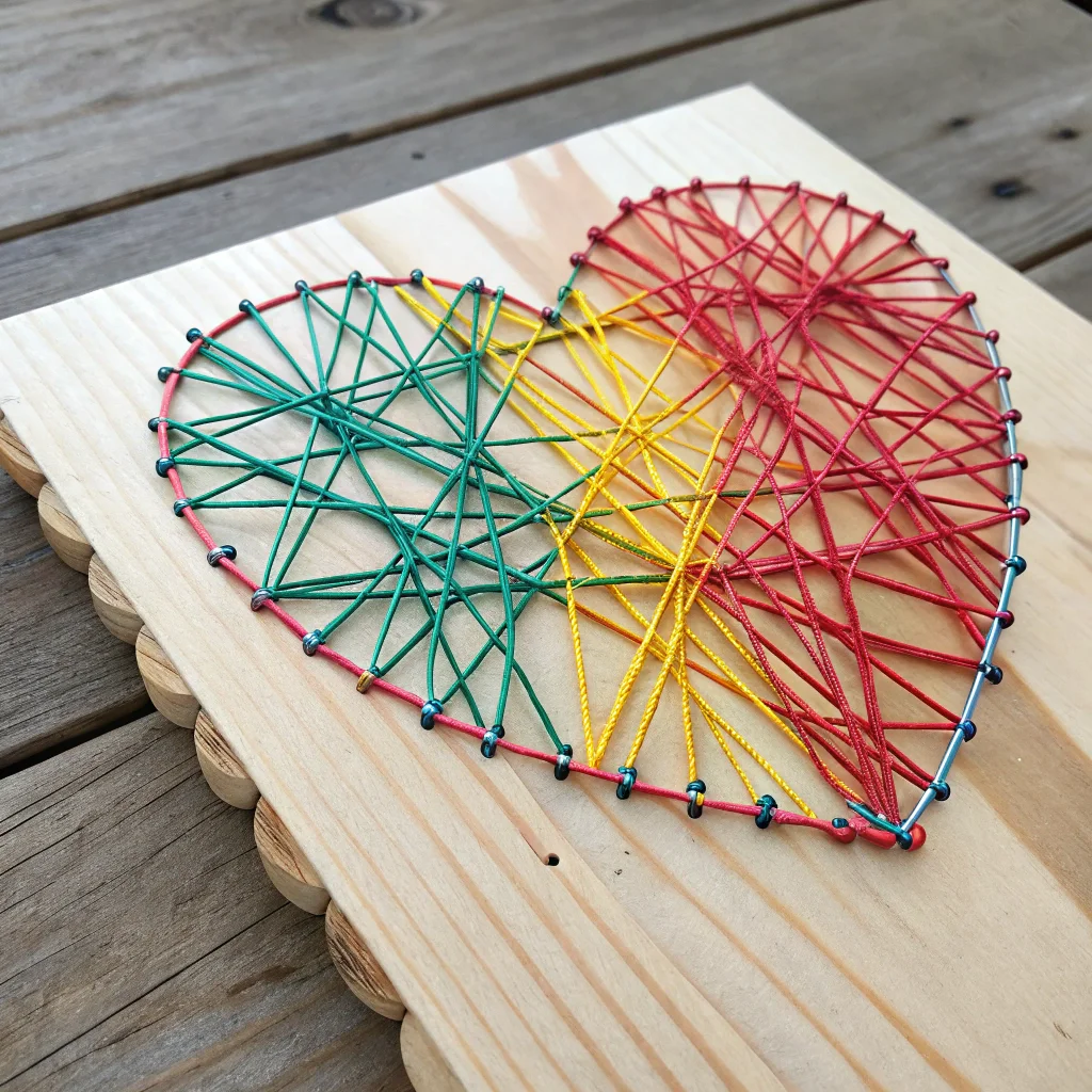 14. DIY String Art