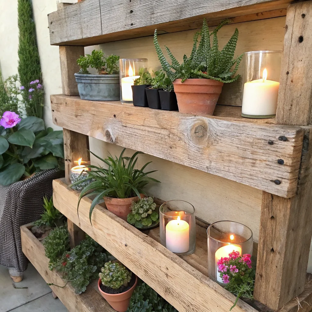 15. Reclaimed Wood Shelves