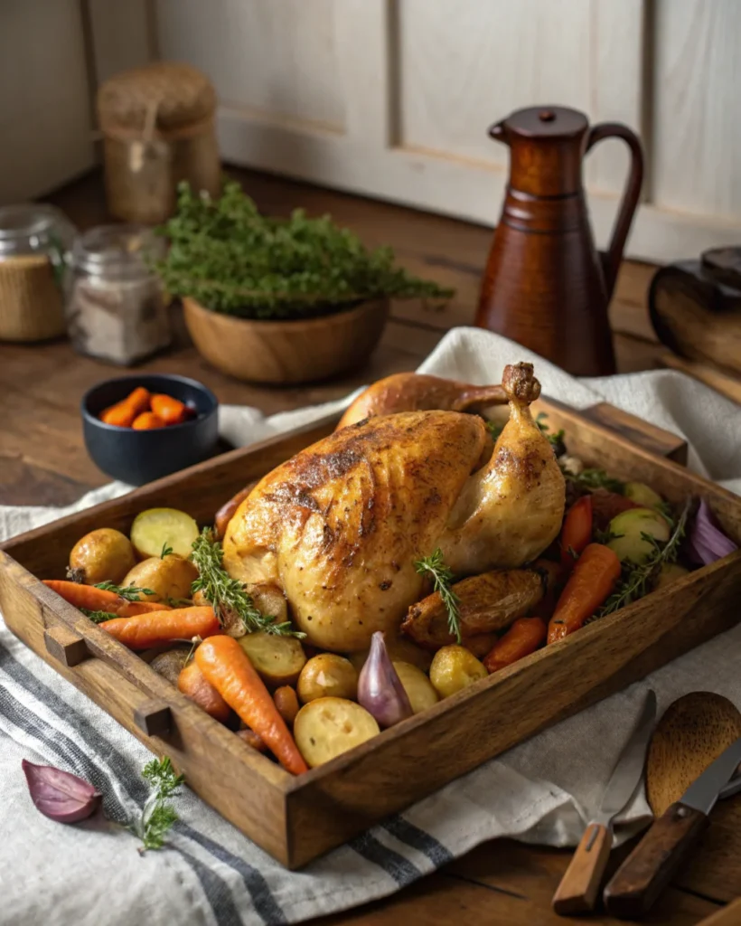 15. Roast Chicken with Winter Vegetables
