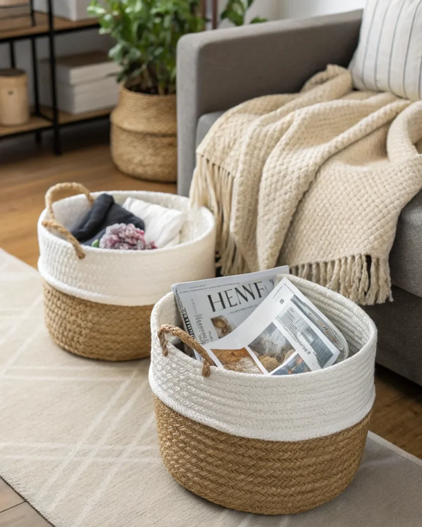 16. Woven Baskets