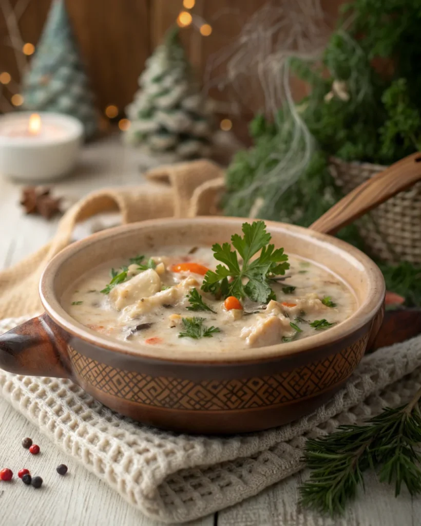 2. Creamy Chicken and Wild Rice Soup