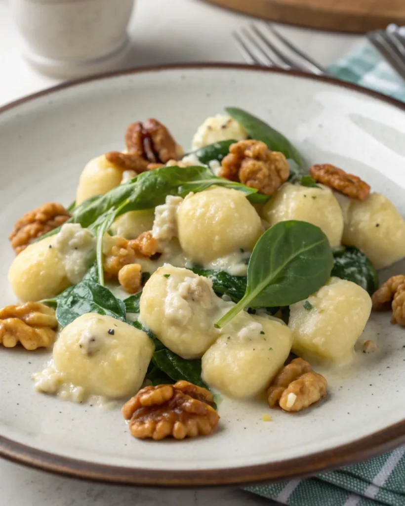 21. Gnocchi with Creamy Gorgonzola Sauce