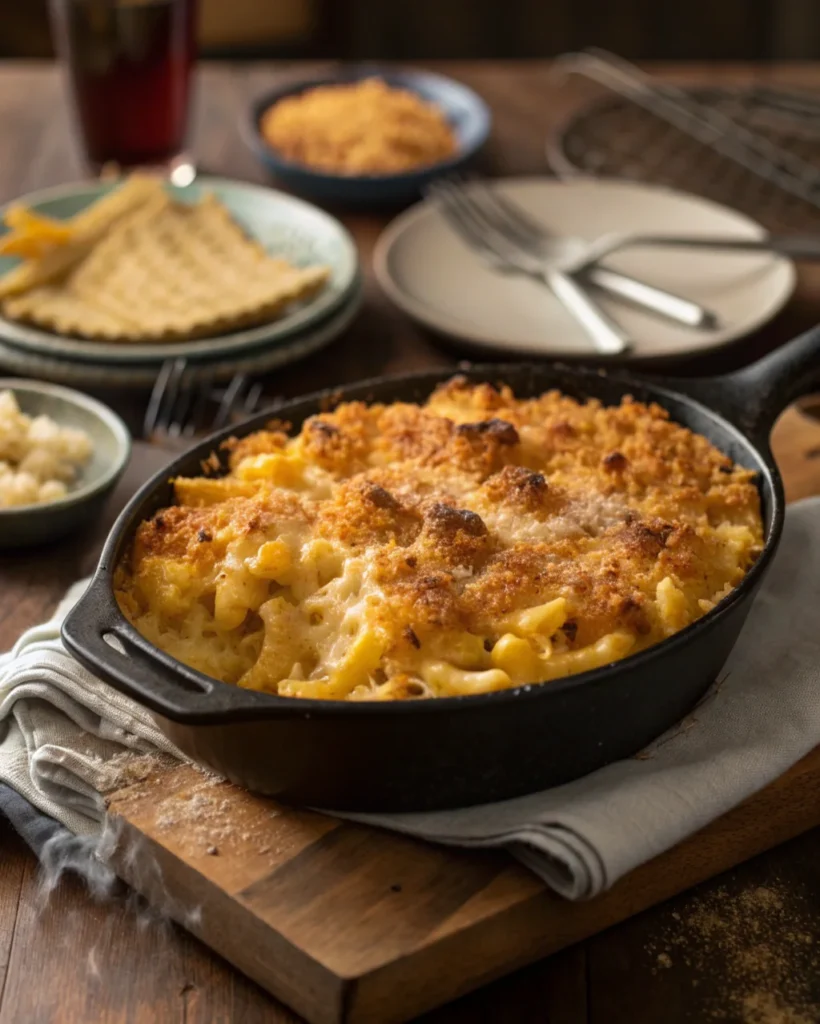 3. Baked Mac and Cheese with a Crispy Topping