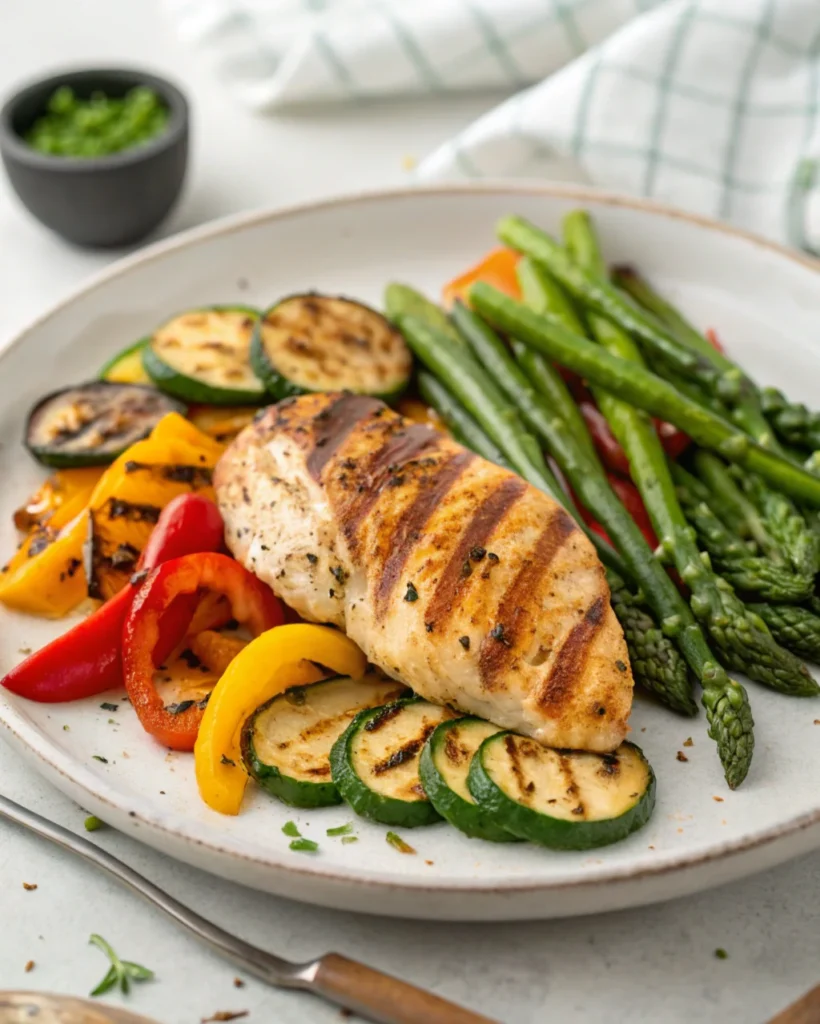 3. Grilled Chicken and Veggies