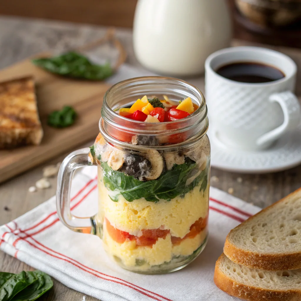 3. Mason Jar Omelets