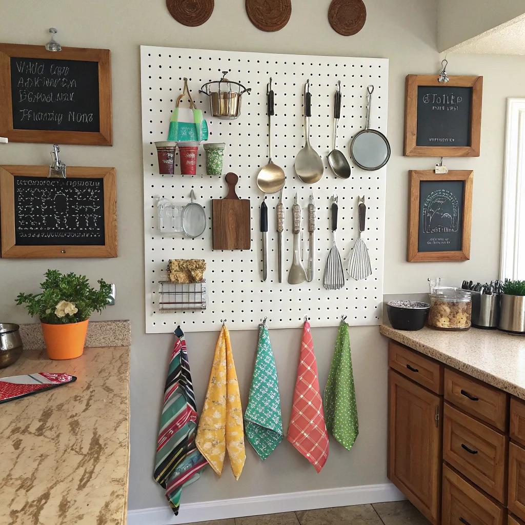 31. DIY Pegboard Wall Organizer