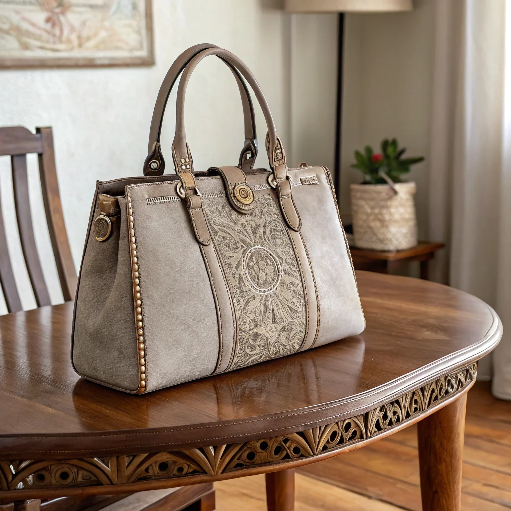 4. Classic Leather Handbag