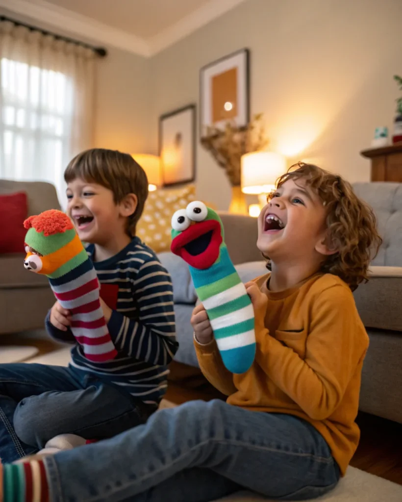 4. Sock Puppets