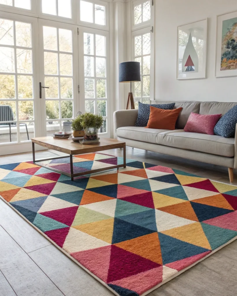 5. Choose a Statement Rug