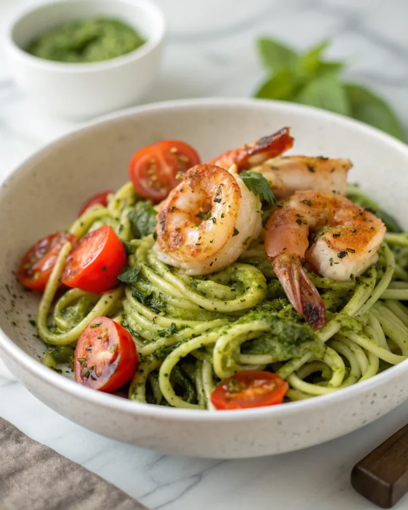 5. Zucchini Noodles with Pesto