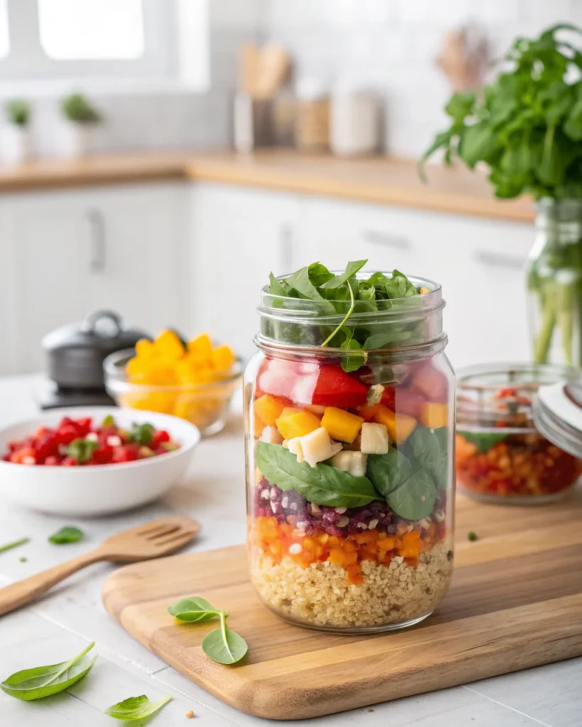 6. Mason Jar Salads