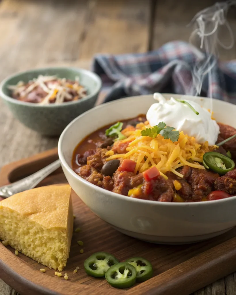 6. Slow-Cooked Chili with Beans