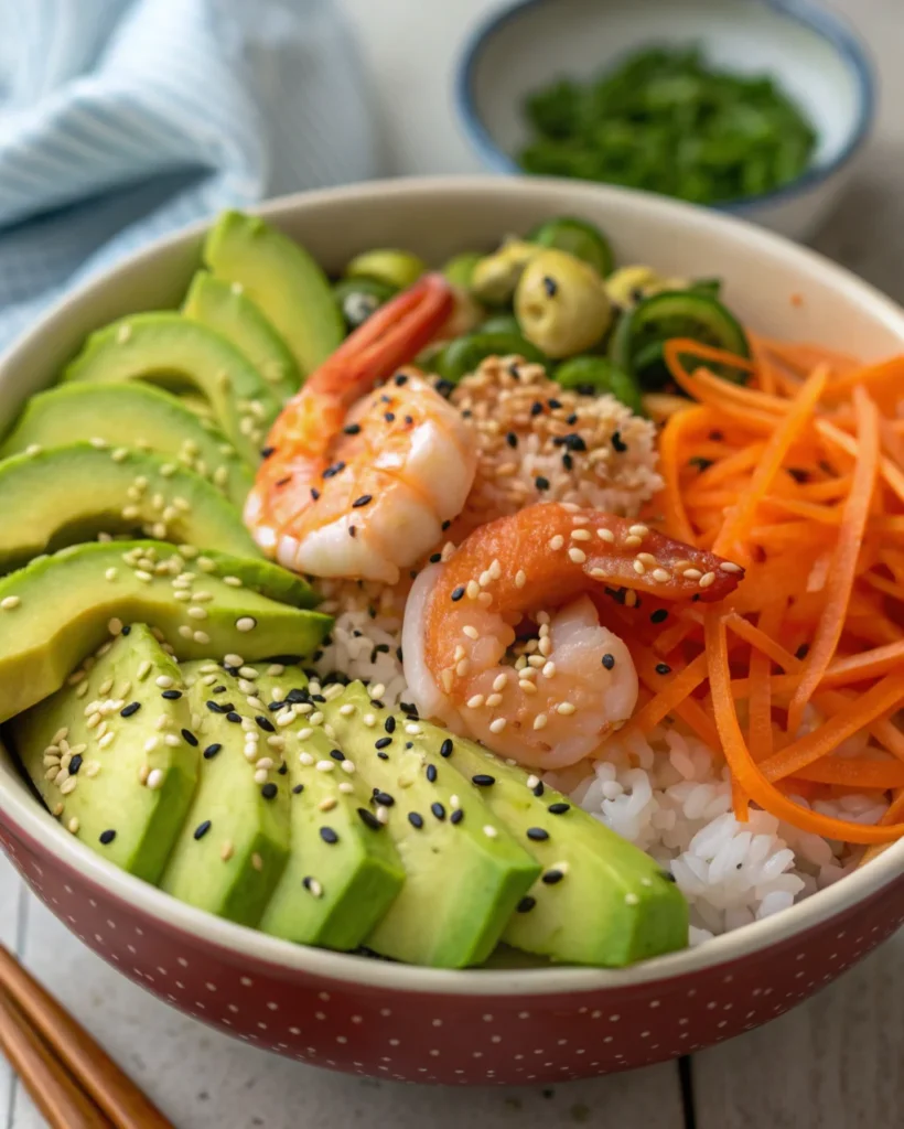 7. Shrimp and Brown Rice Bowls