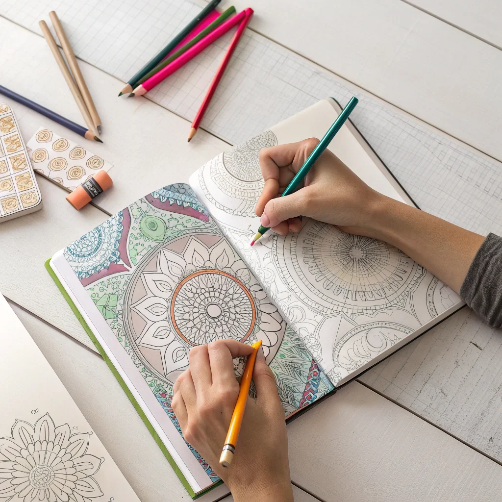8. Mindful Coloring