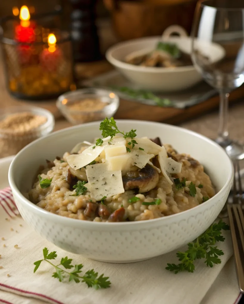 9. Wild Mushroom Risotto