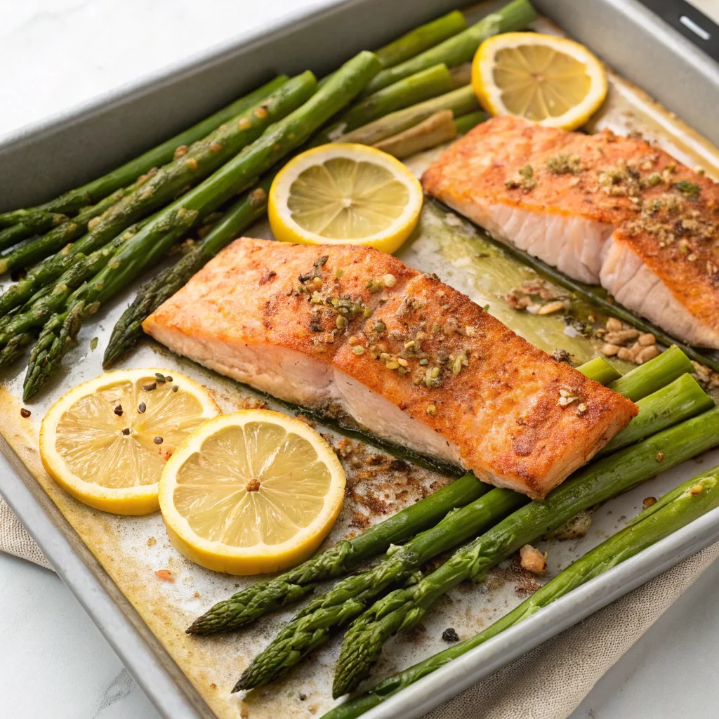 Baked Salmon with Asparagus 8