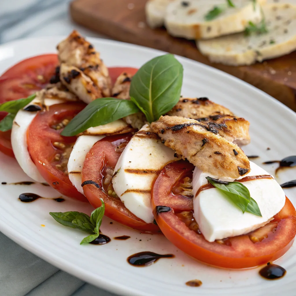 Caprese Salad with Grilled Chicken 13