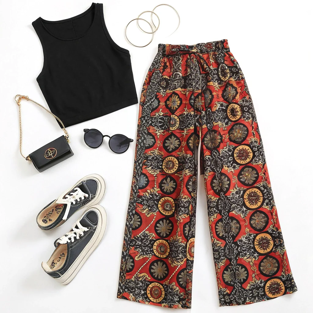 Statement Trousers + Basic Top 15