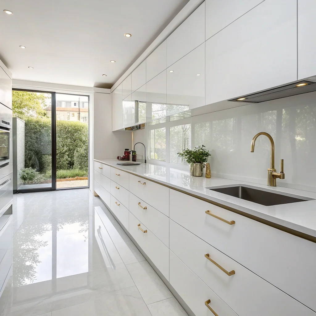 1. Minimalist White Elegance
