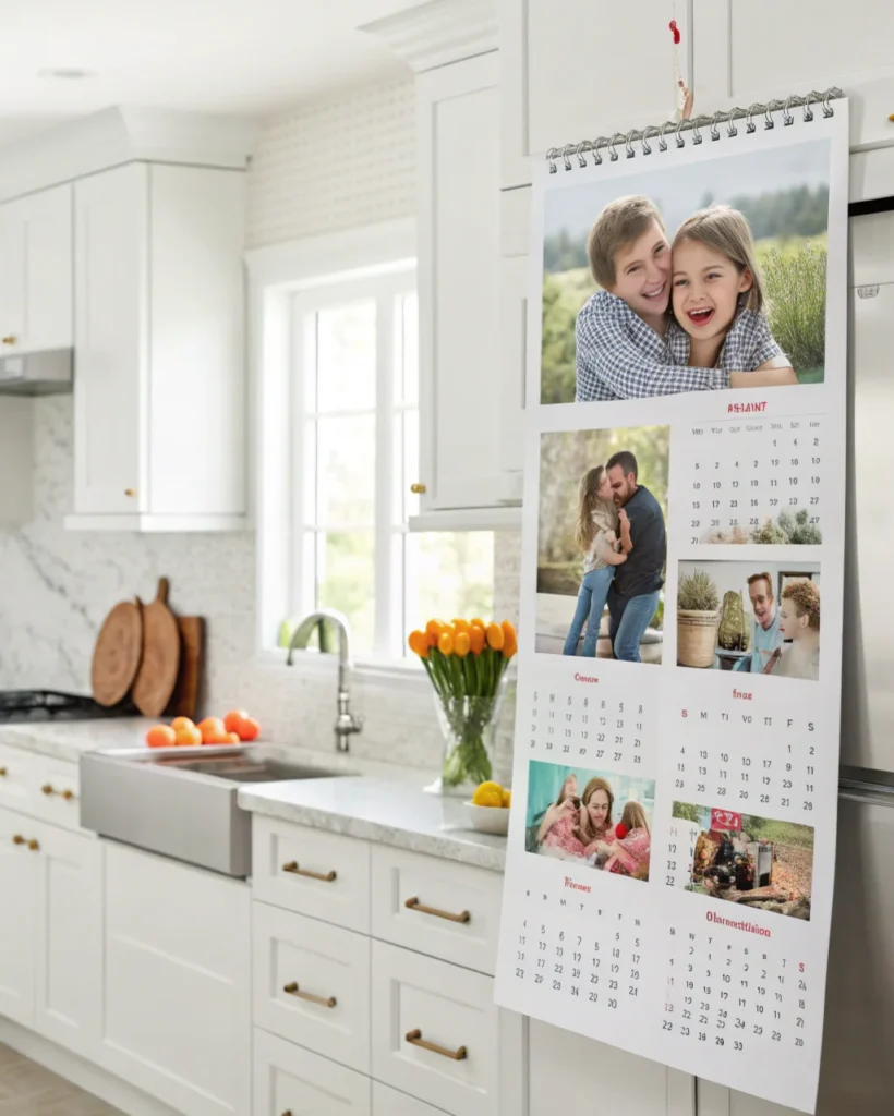 10. Custom Family Photo Calendar