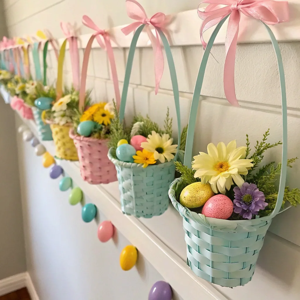 10. Easter Basket Wall Display