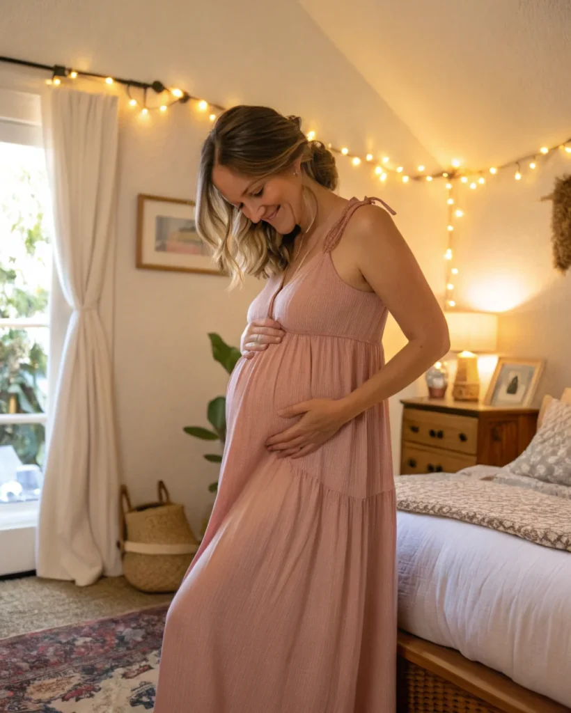 10. Maternity chic