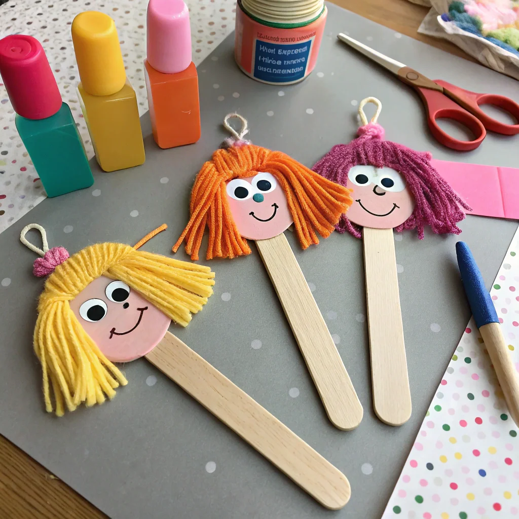 11. Popsicle Stick Puppets