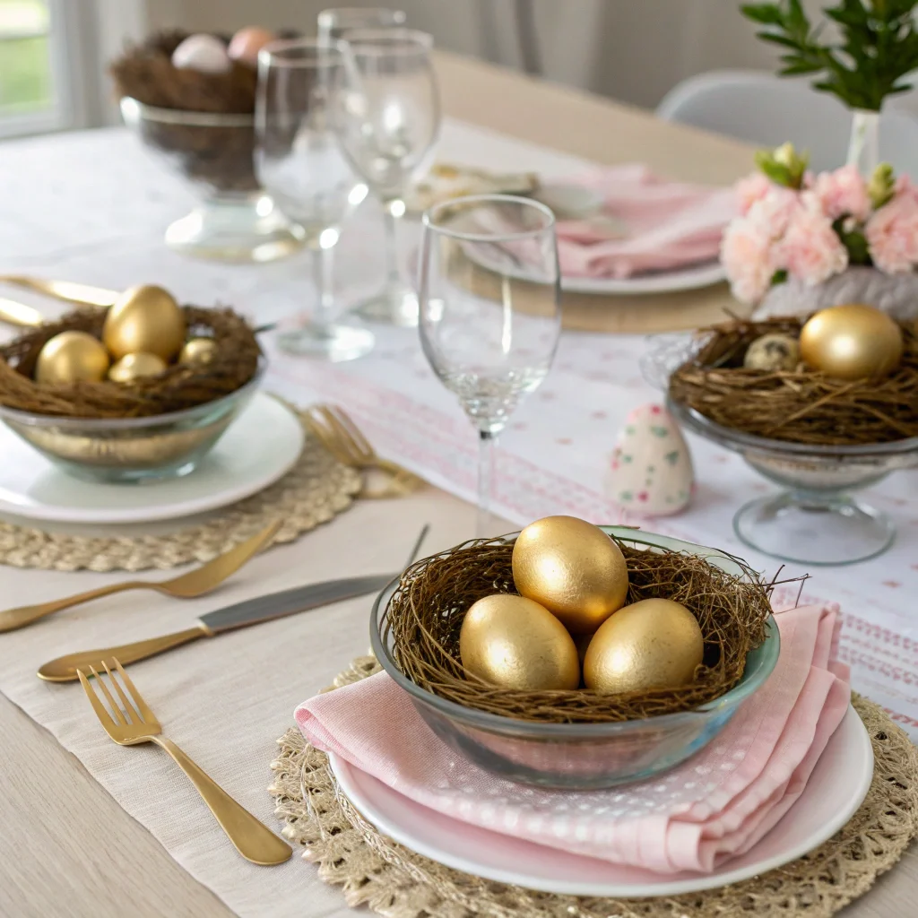 13. Golden Egg Accents