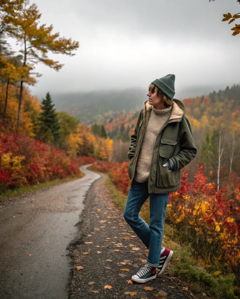 14. Utility Jacket with Jeans