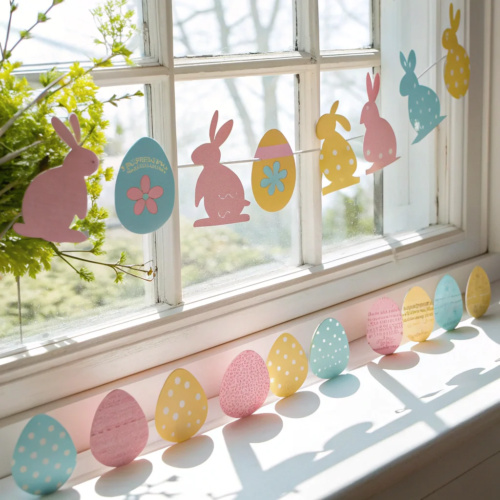 23. Easter Window Silhouettes