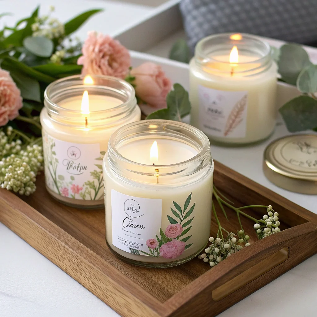 25. Personalized Candle Collection