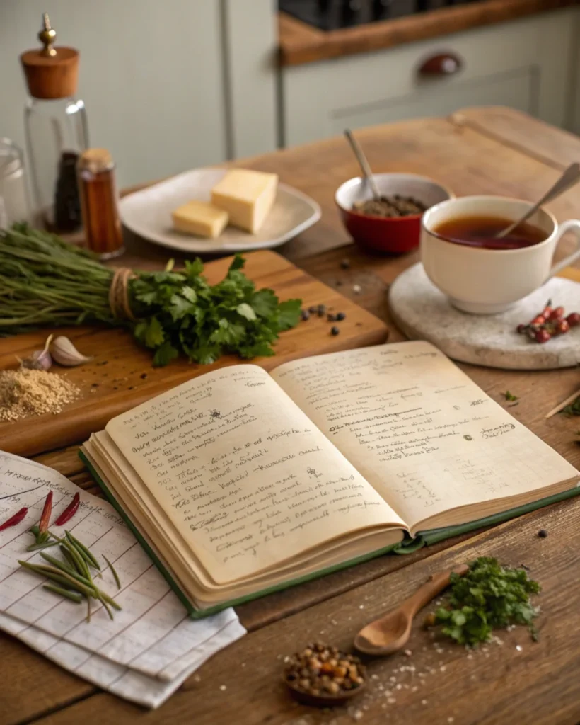 3. Handwritten Recipe Collection