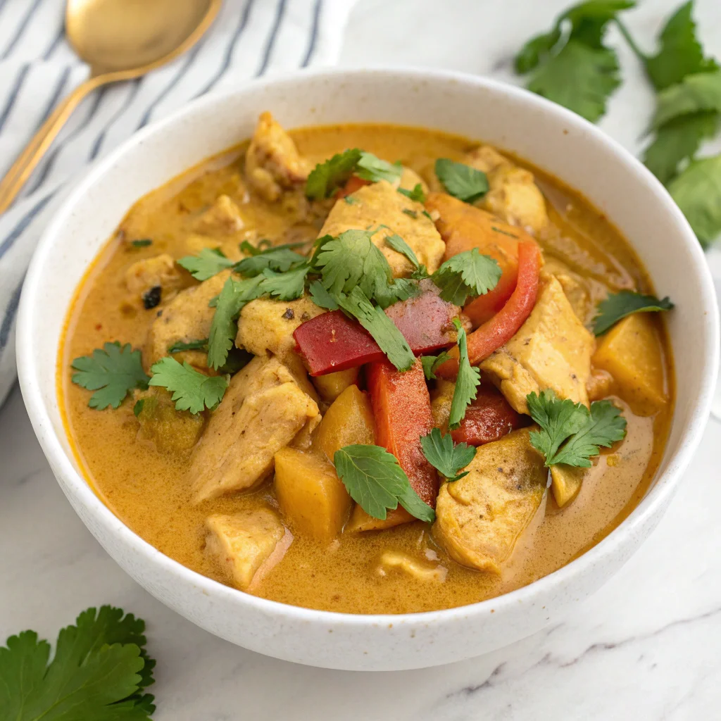 8. Coconut Curry Chicken