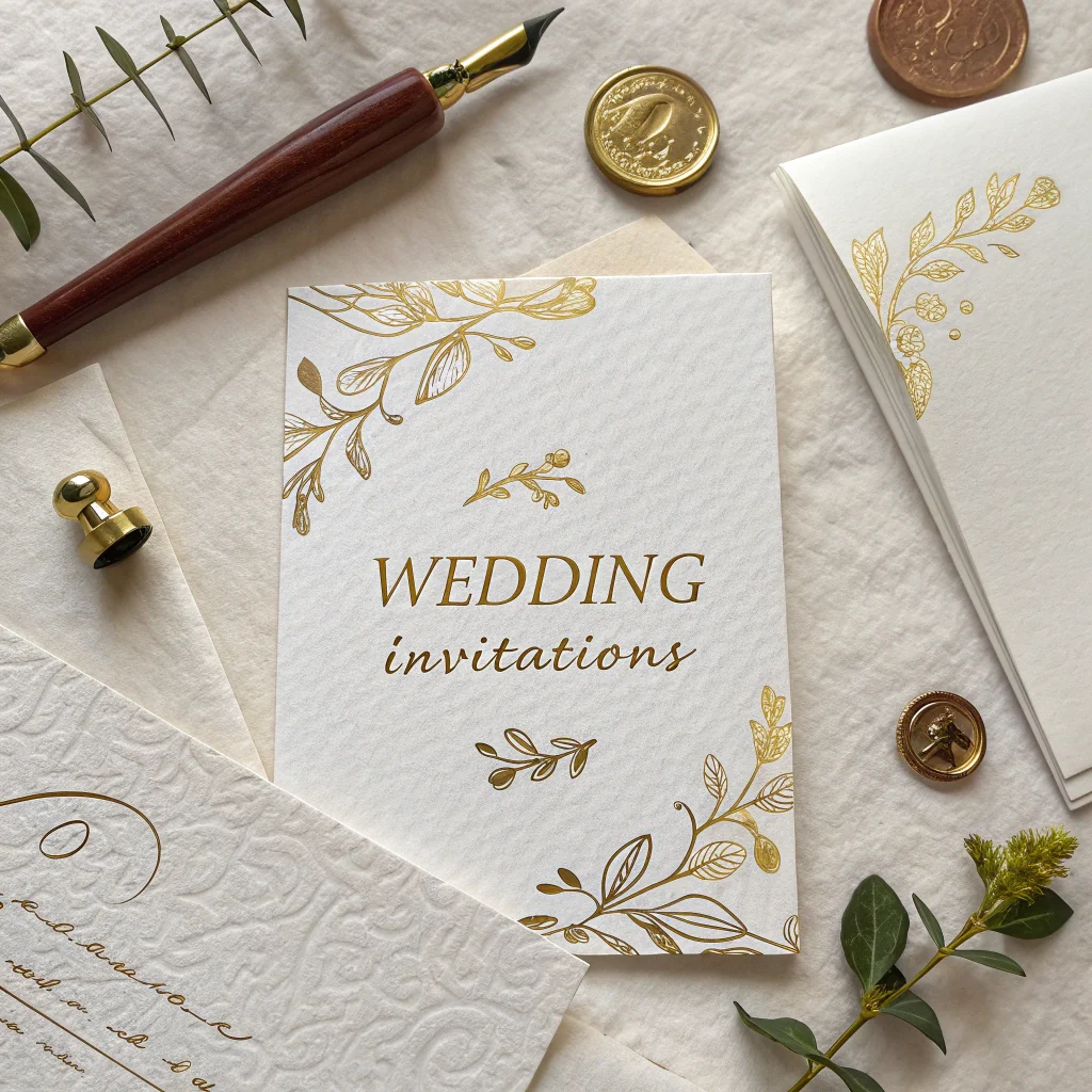 Calligraphy Wedding Invitations