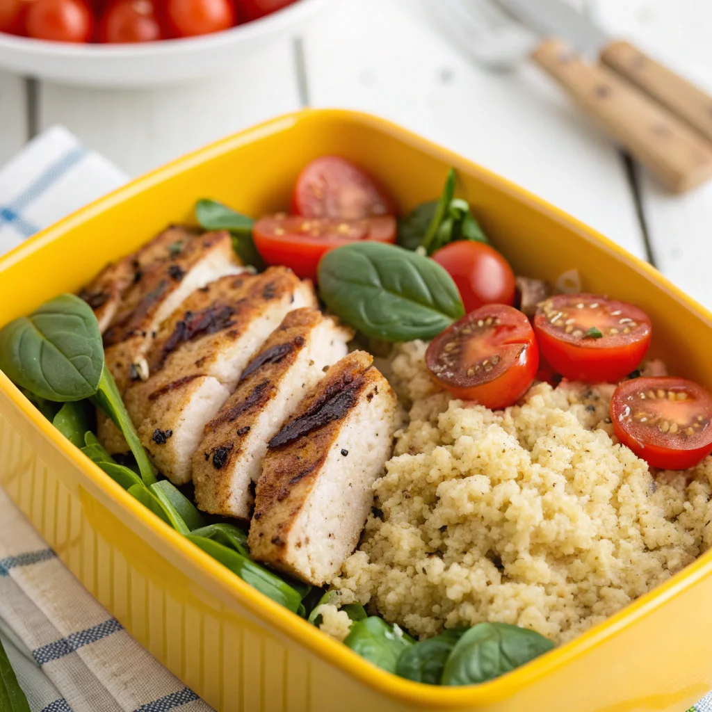 Grilled Chicken and Quinoa Bowl