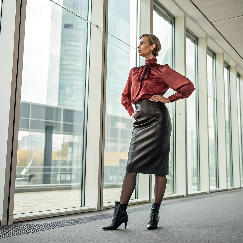 Leather Pencil Skirt Strong & Stylish