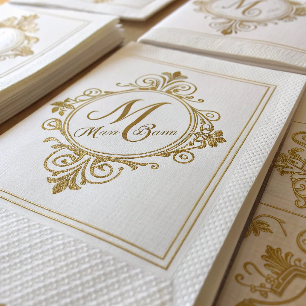 Monogrammed Wedding Details