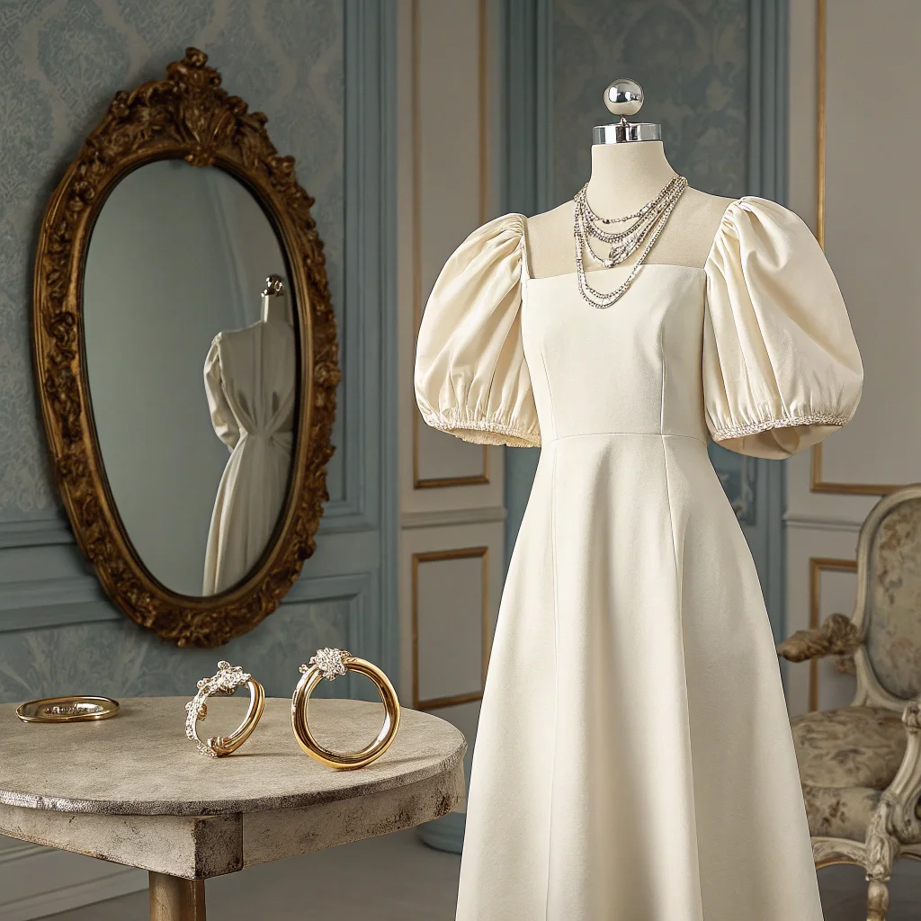 Balloon Sleeve Elegance