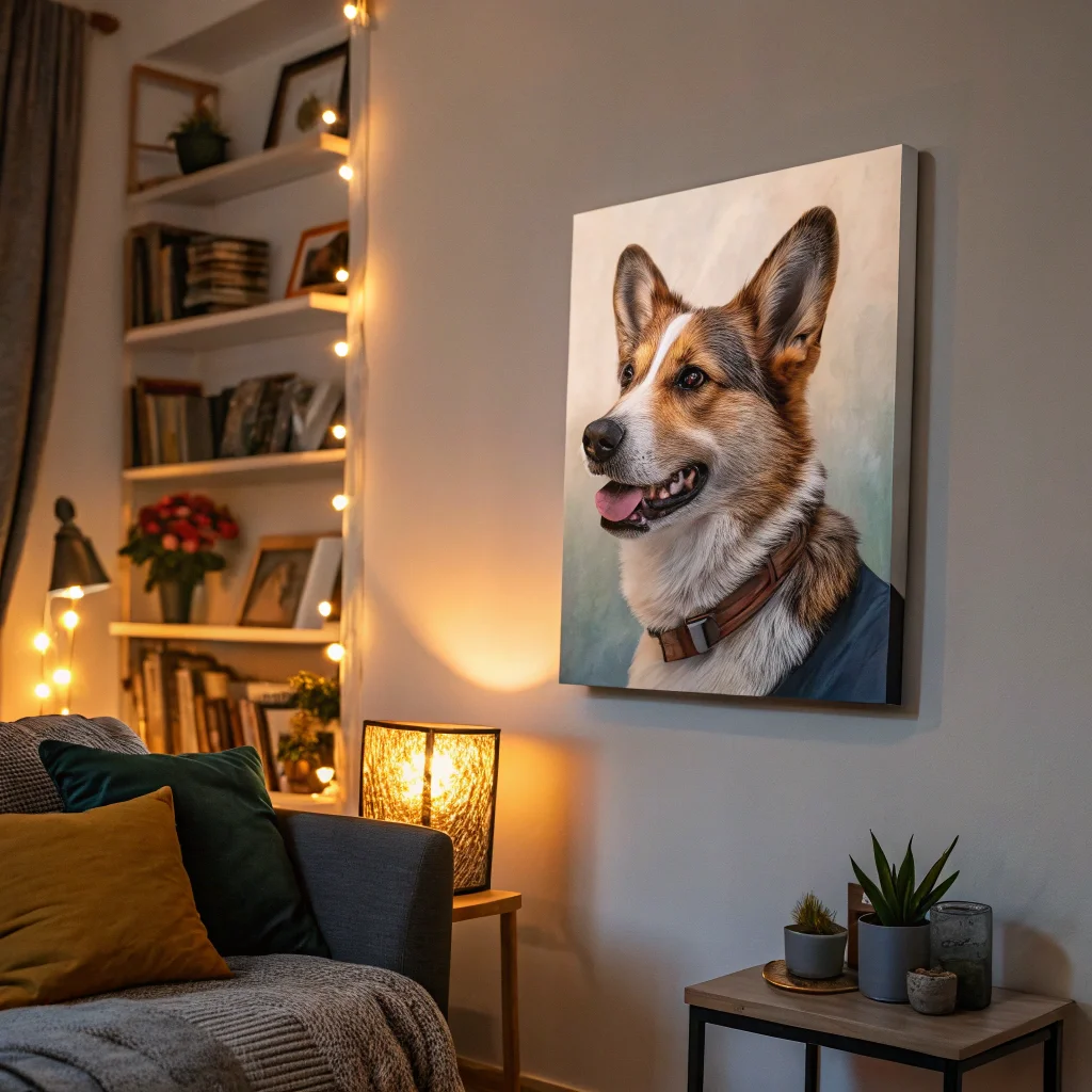 Custom Pet Portrait That Captures His Best Friend