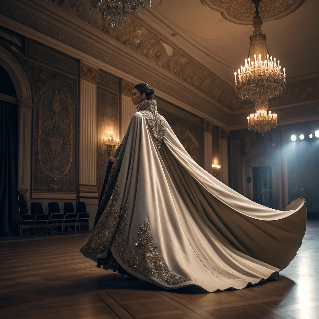 Dramatic Cape Detail