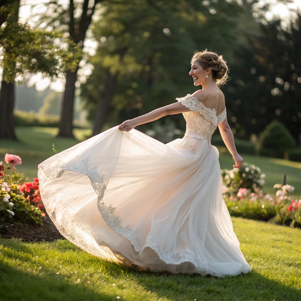Dreamy Off-Shoulder Tulle Dress