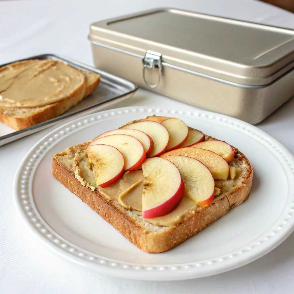 Peanut Butter Apple Toast
