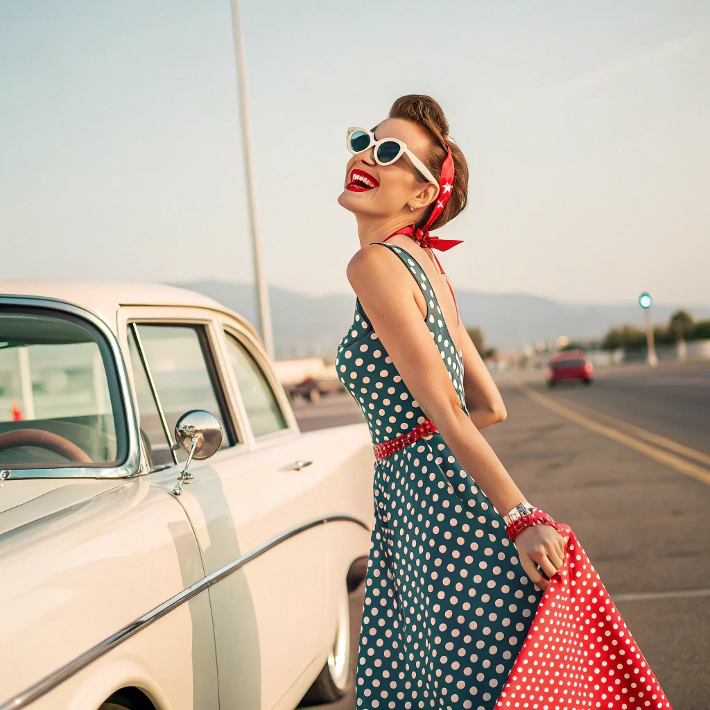 Polka Dot Retro Fun