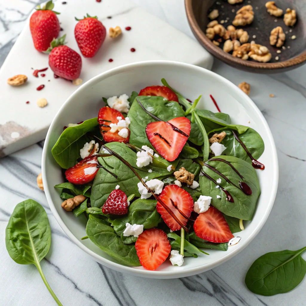Spinach, Strawberry & Feta Delight