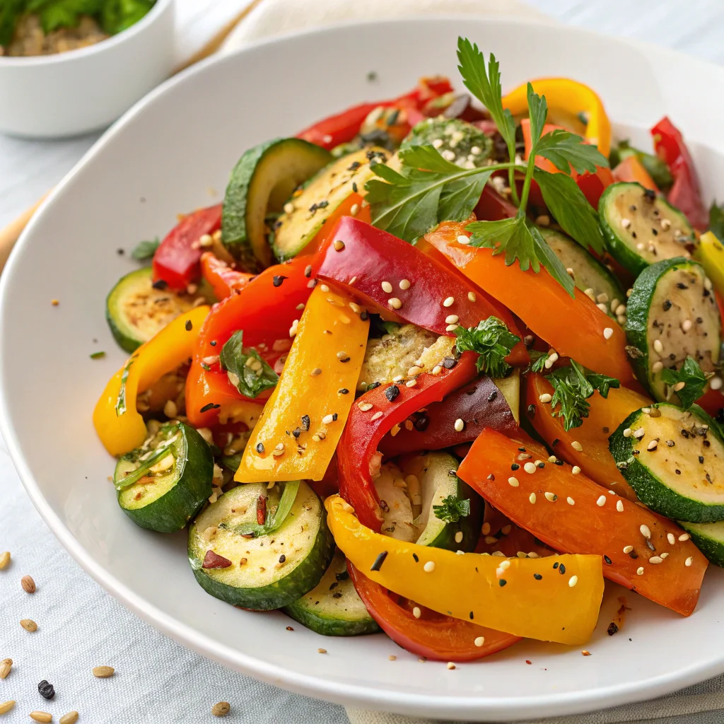 Warm Roasted Veggie Medley